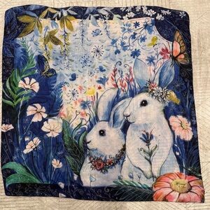Horoscarf Rabbits by Ralyn 38” Square